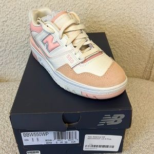 New Balance 550- Pink and White